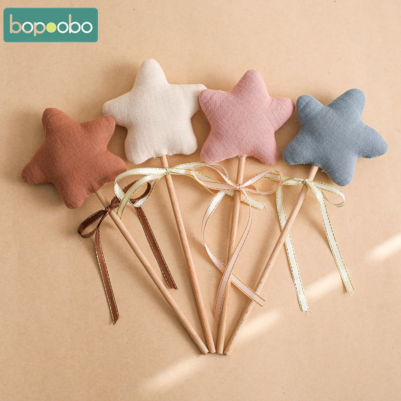 Baby Products Game - 1PC Baby Rattle Toy Beech Wooden