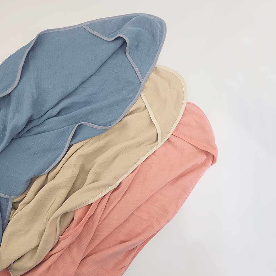 Cotton Gauze Baby Bathrobe Hoo - Baby Swaddle Blanket 评论和价格