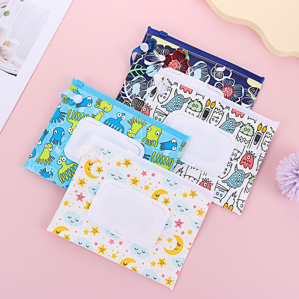 1Pcs Portable Wet Wipes Bag Fl - Baby Products Carry Bag 评论和价格