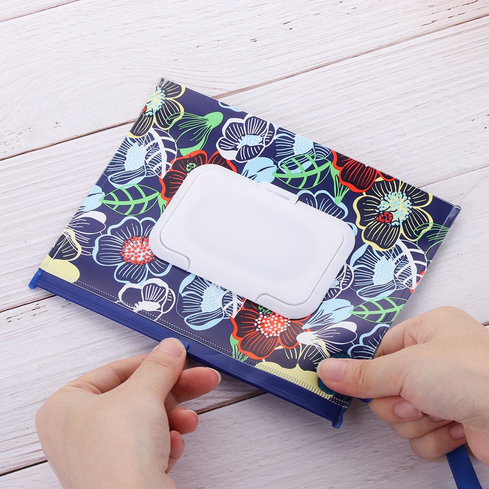 1Pcs Portable Wet Wipes Bag Fl - Baby Products Carry Bag 评论和价格