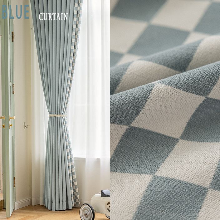 New Baby Blue Plaid Jacquard S - Baby Products Rating 评论和价格
