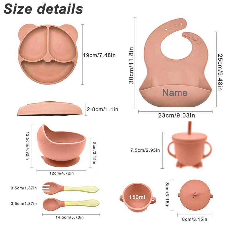 Baby Feeding Plate Sets Suctio - Baby Led Weaning Set 评论和价格