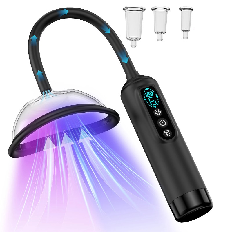 LCD Pussy Pump Nipple Sucker V - Breast Pump 评论和价格