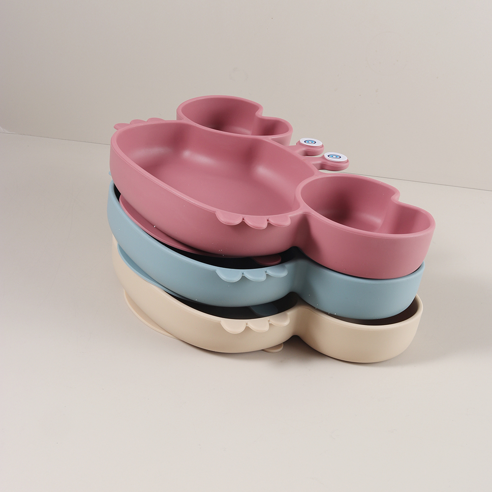 Cute Crab Shaped Silicone Baby - Baby Led Weaning Set 评论和价格