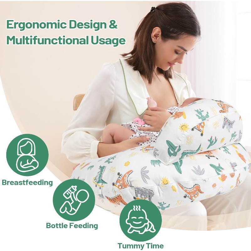 Nursing Pillow with Animal Pri - Nursing Pillow Breastfeeding 评论和价格