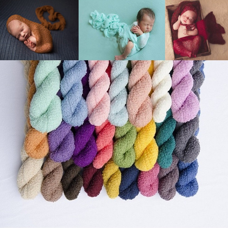 Newborn Photography Props Knit - Baby Swaddle Blanket 评论和价格