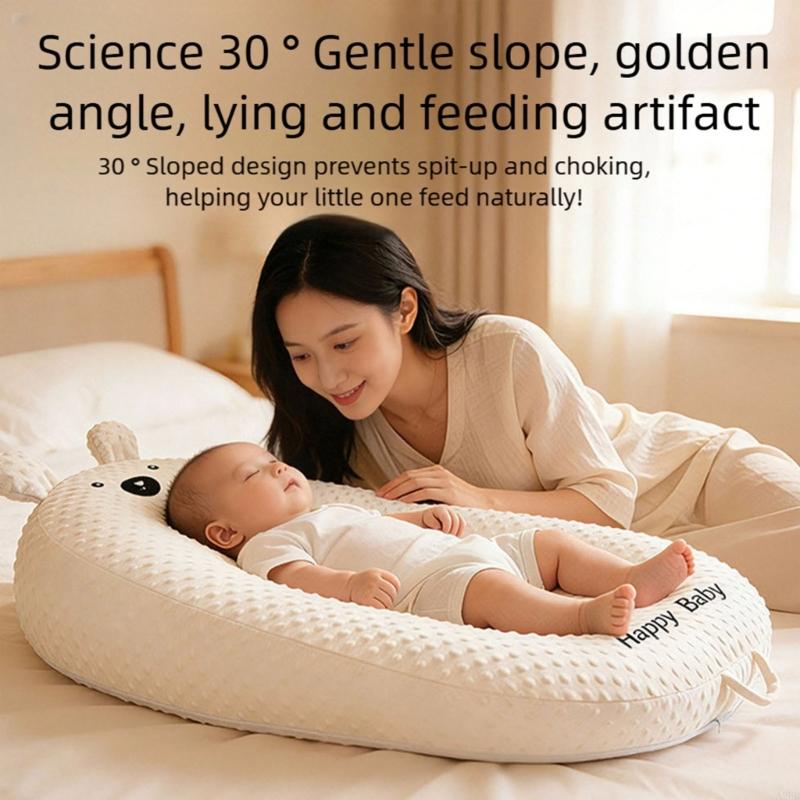 Baby Dotted Incline Pillow Car - Nursing Pillow Breastfeeding 评论和价格