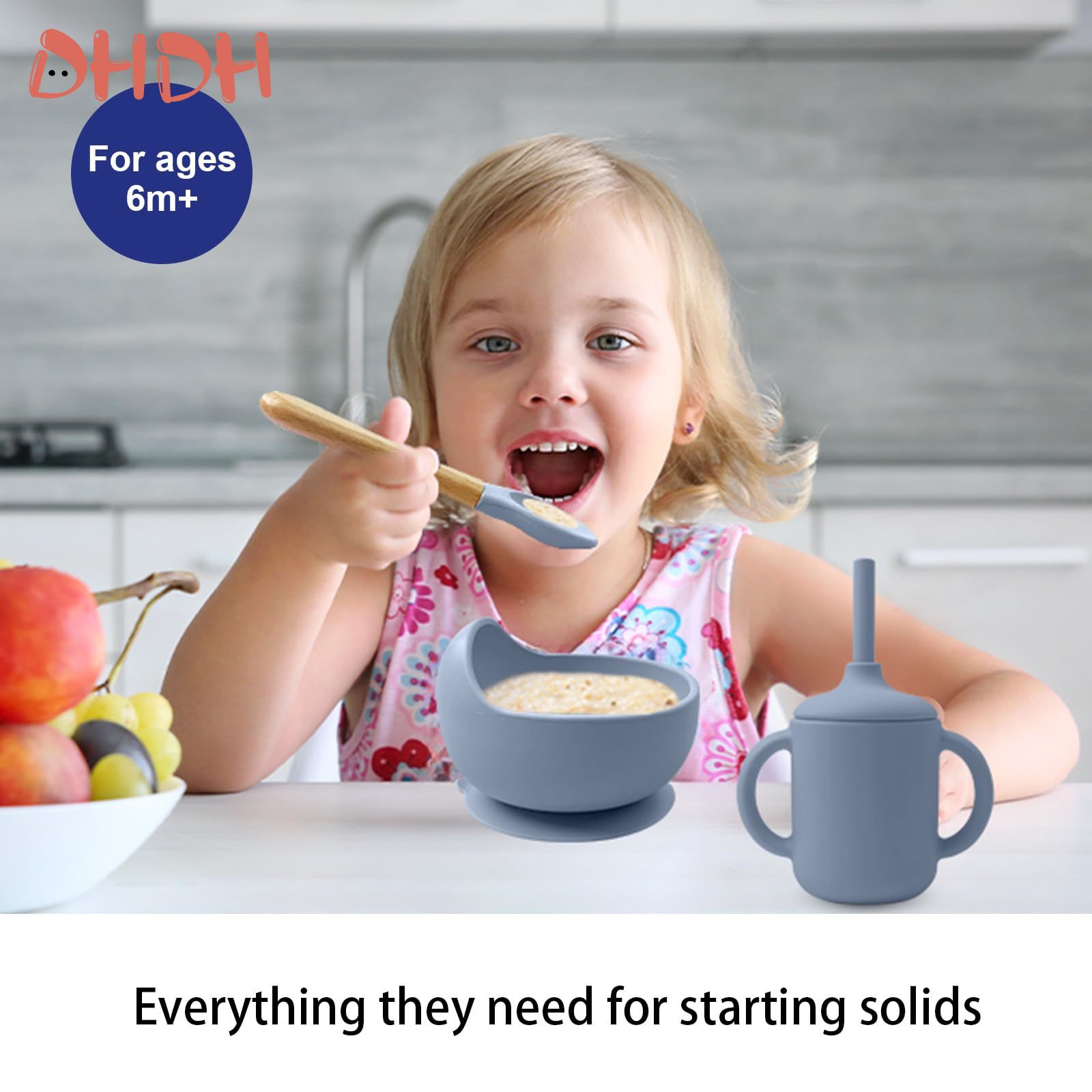 Silicone Baby Feeding Set Tabl - Baby Led Weaning Set 评论和价格