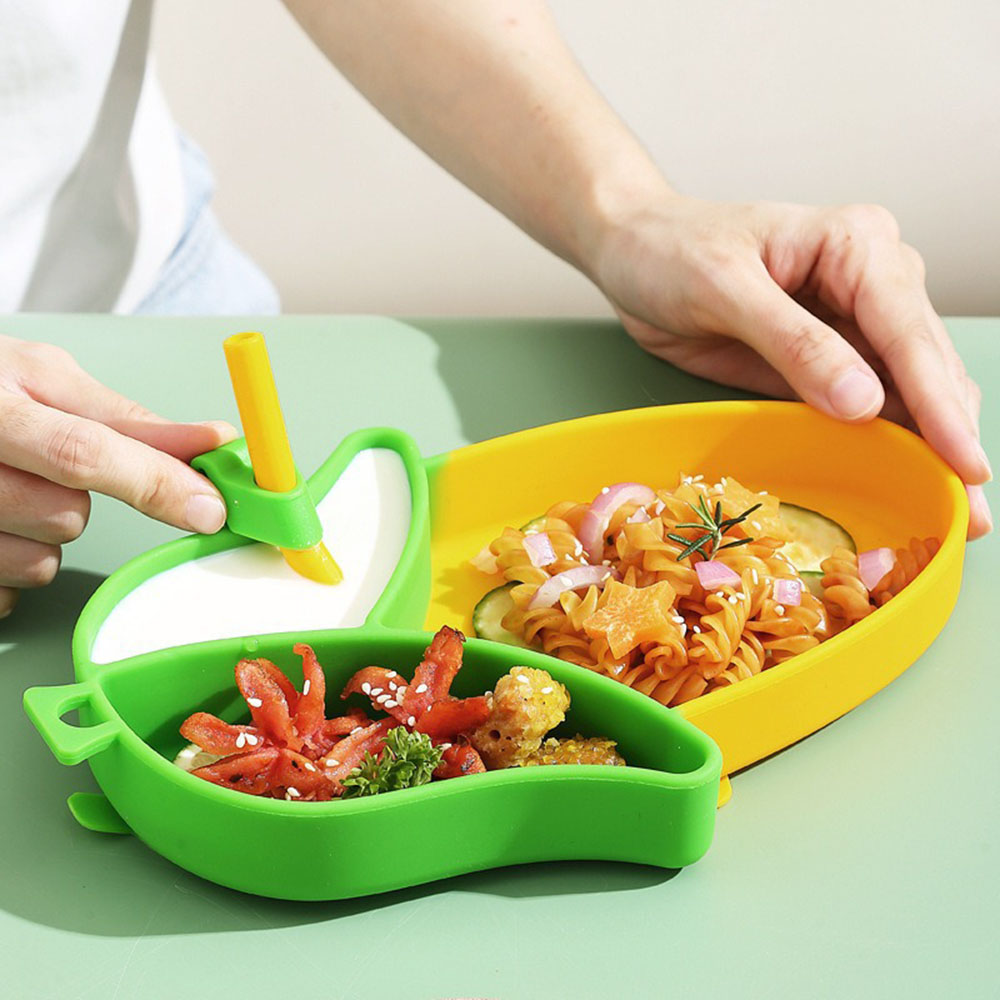Brand New Cute Cartoon Silicon - Baby Led Weaning Set 评论和价格