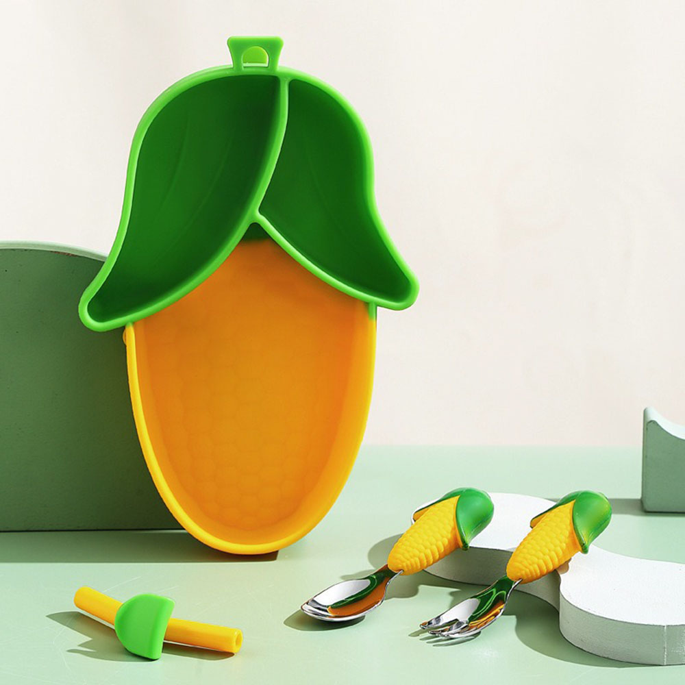 Brand New Cute Cartoon Silicon - Baby Led Weaning Set 评论和价格