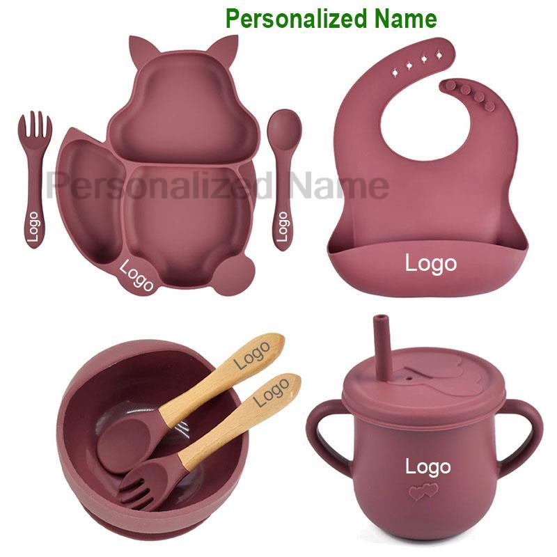 Baby Silicone Sucker Bowl Plat - Baby Led Weaning Set 评论和价格