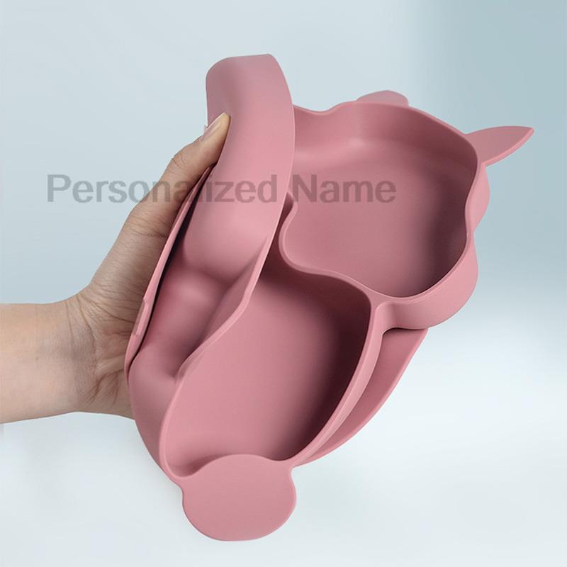 Baby Silicone Sucker Bowl Plat - Baby Led Weaning Set 评论和价格