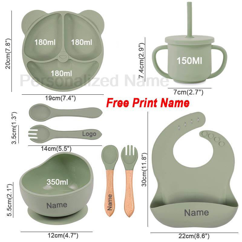 Feeding Set Silicone For Baby  - Baby Led Weaning Set 评论和价格